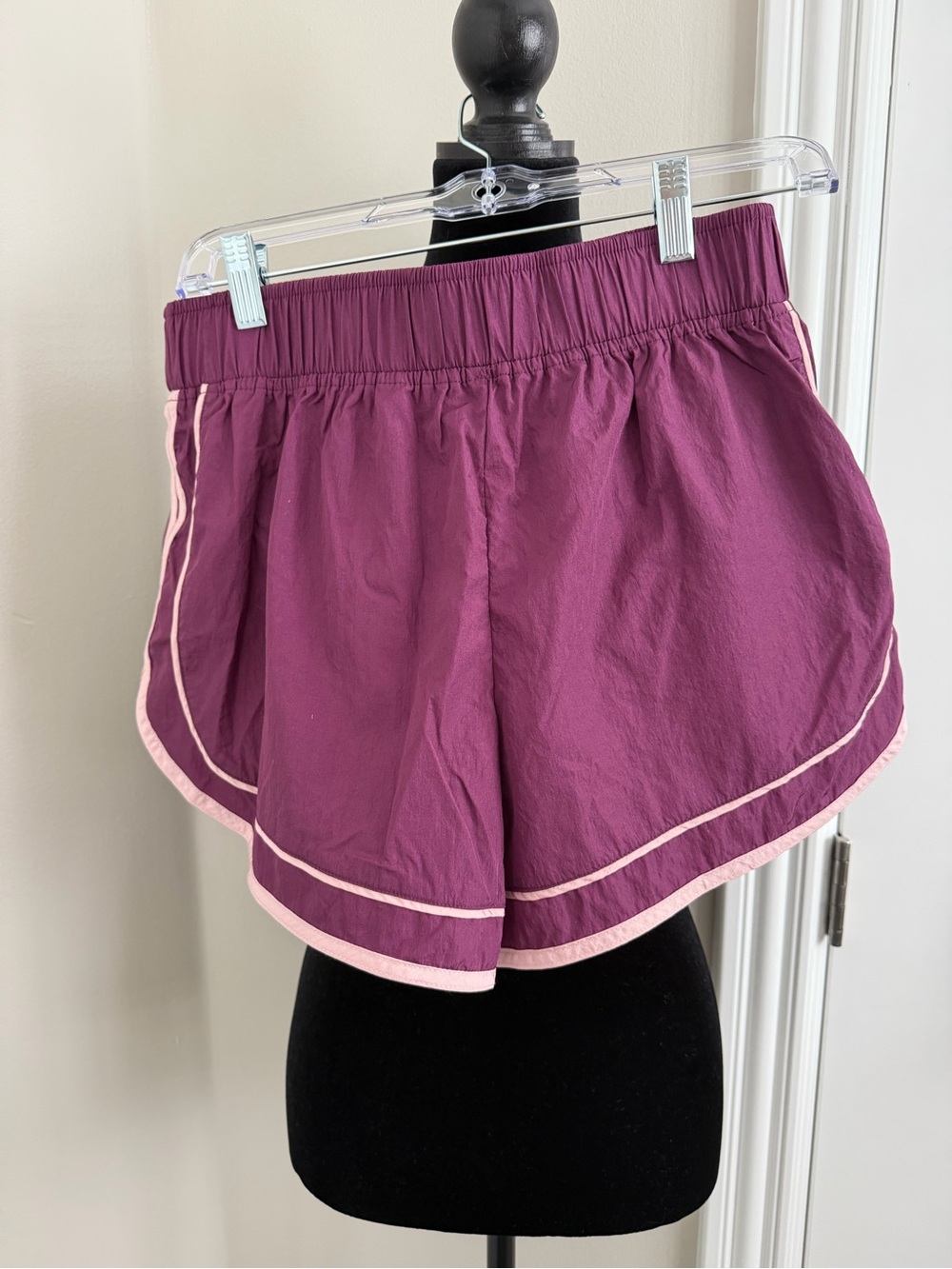 FP Movement by Free People Varsity Blues Shorts Deep Mulberry - Picture 7 of 10